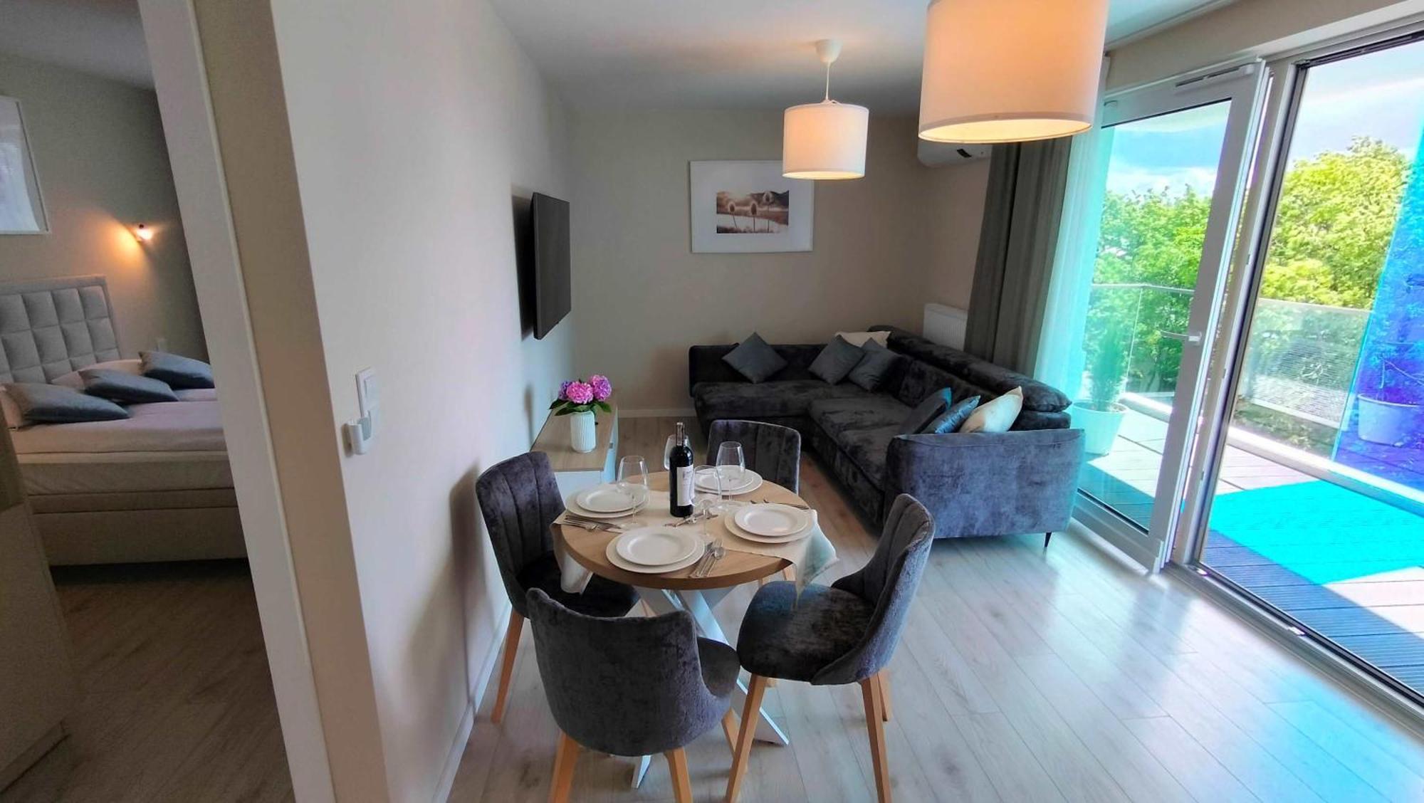 Cicha Przystan Apartamenty Whiteblue Sauna&Fitness&Parking Колобжег Экстерьер фото